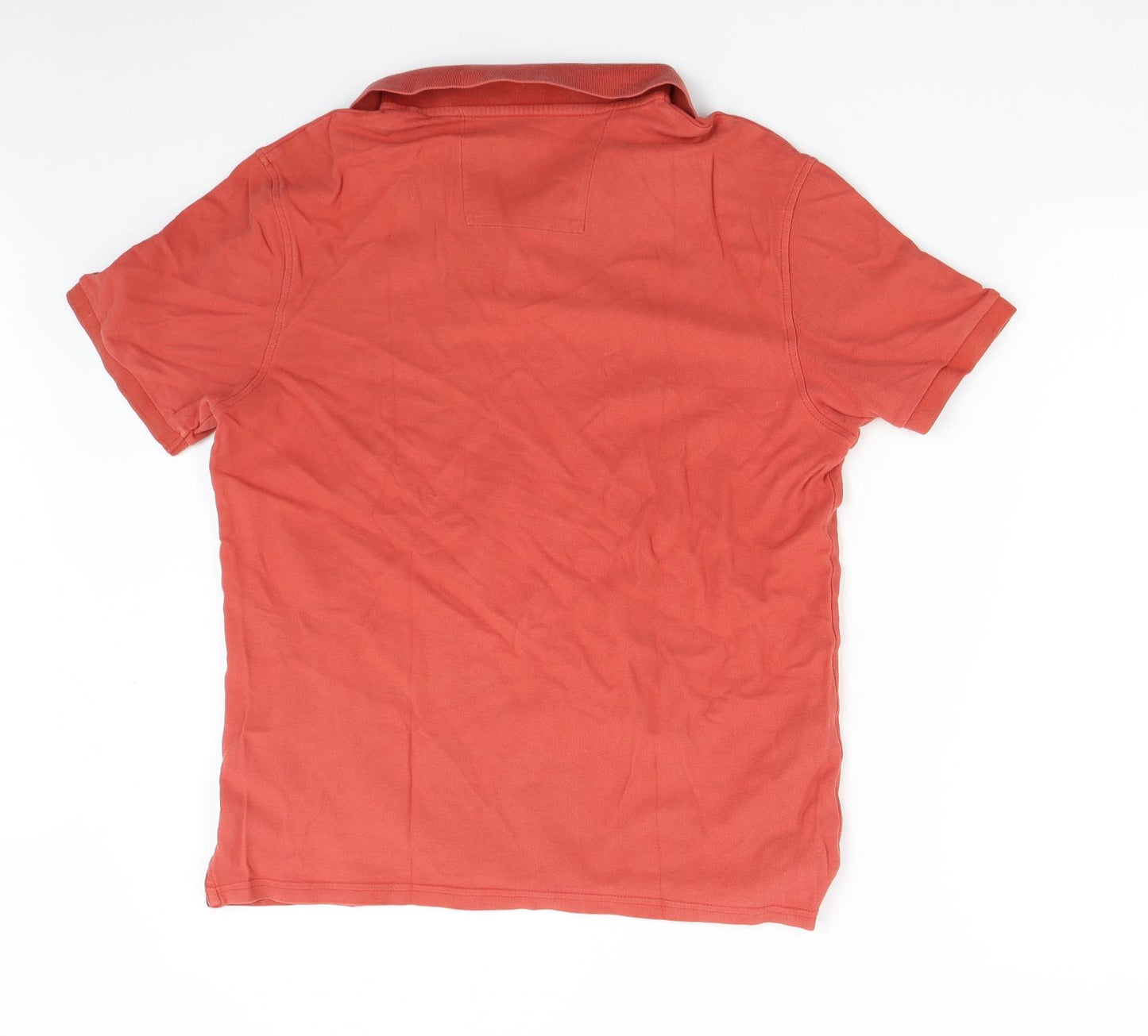 M&S Mens Orange    Polo Size L