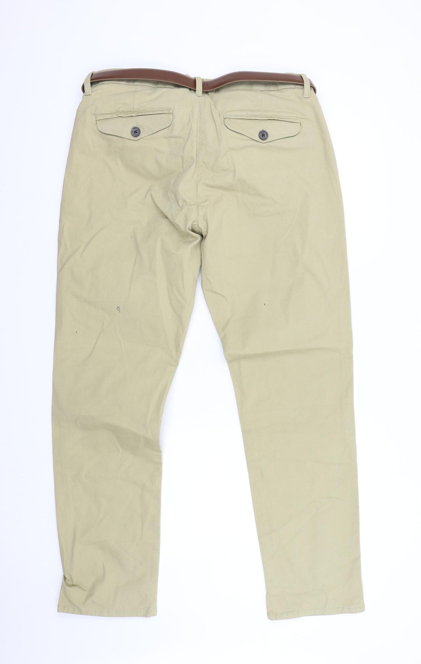 NEXT Mens Beige   Trousers  Size 34 L31 in