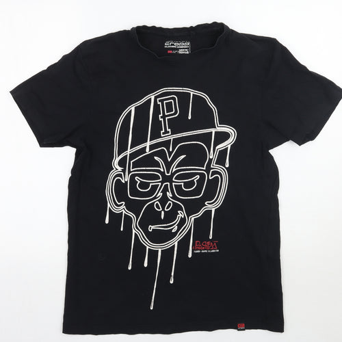 CROPP clothing Mens Black    T-Shirt Size M