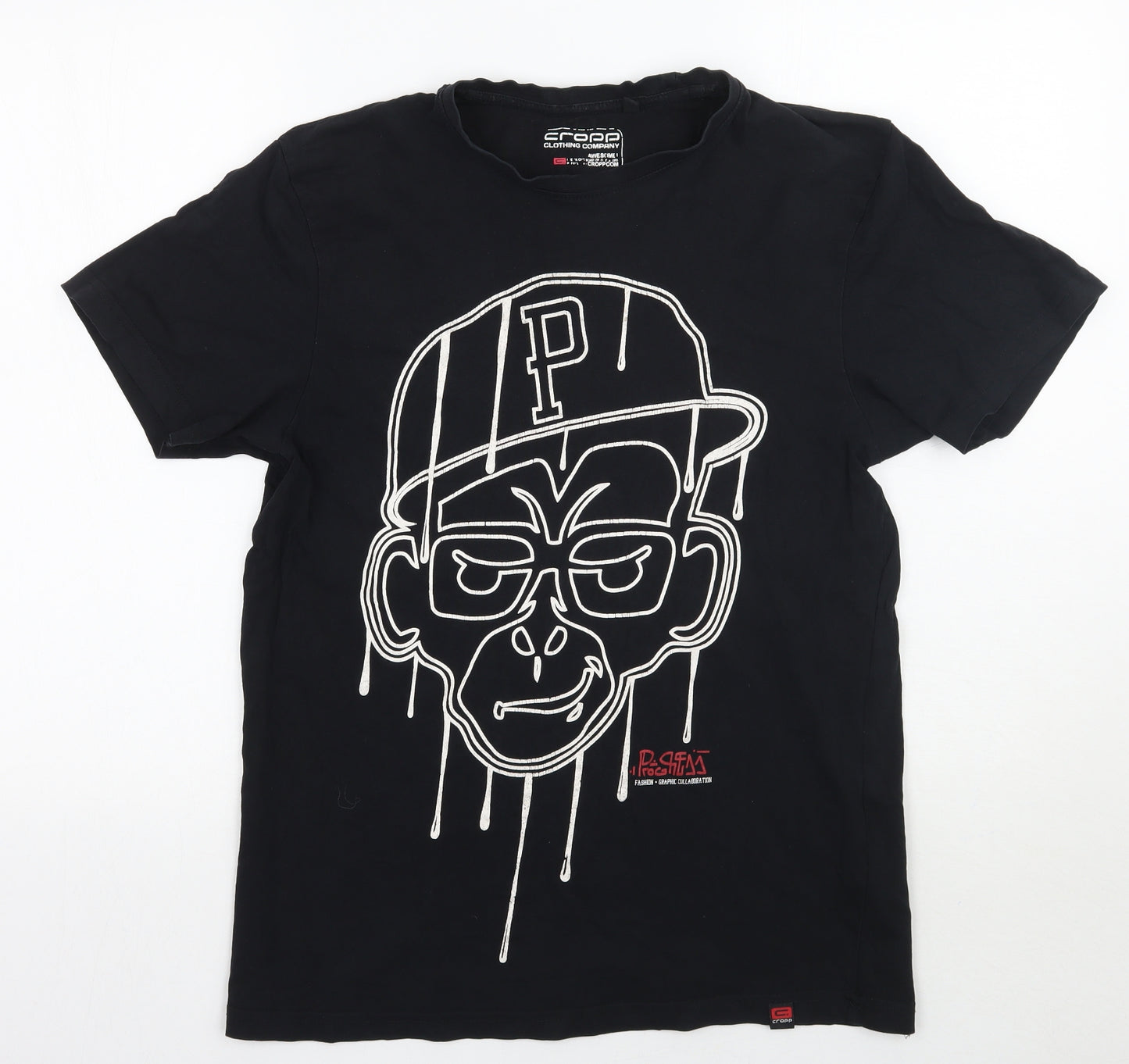 CROPP clothing Mens Black    T-Shirt Size M