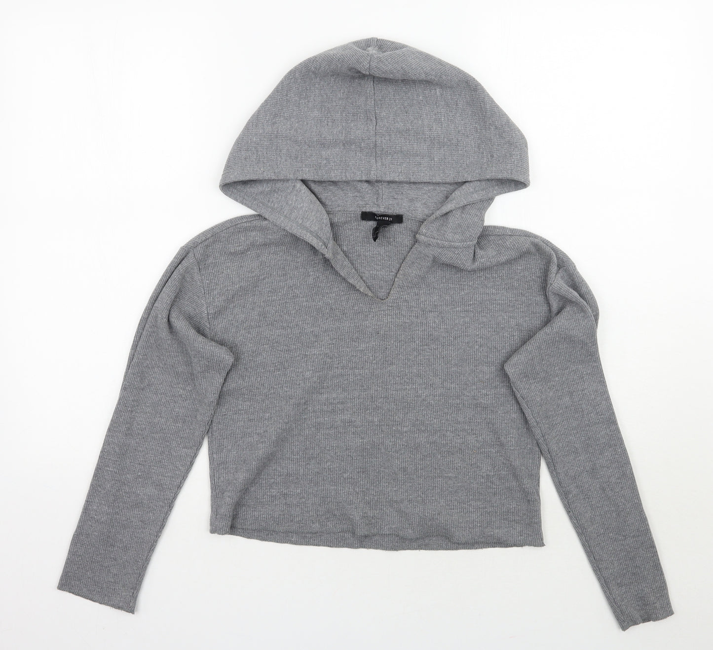 Forever21 Womens Grey   Pullover Hoodie Size S