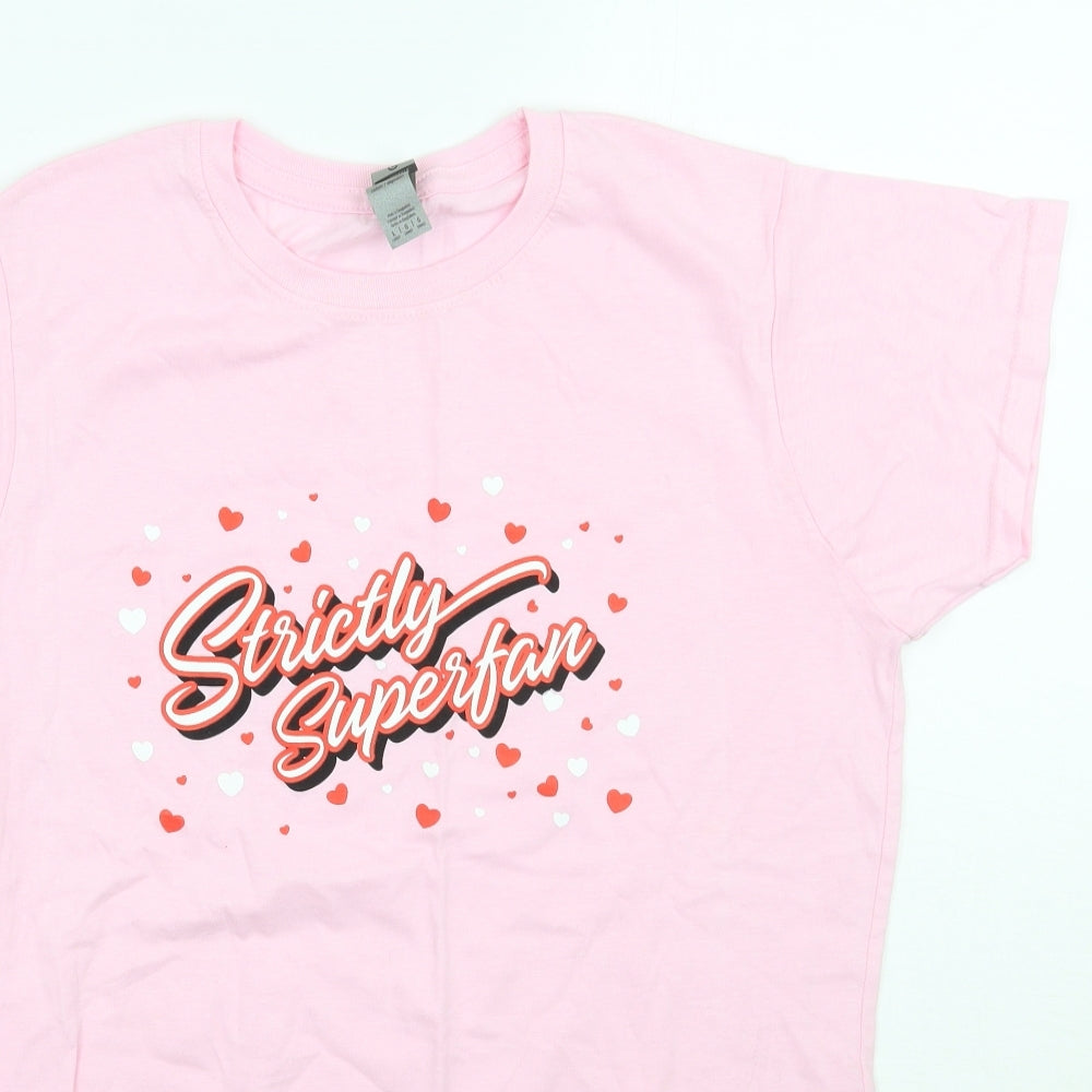 Gildan Womens Pink   Basic T-Shirt Size L