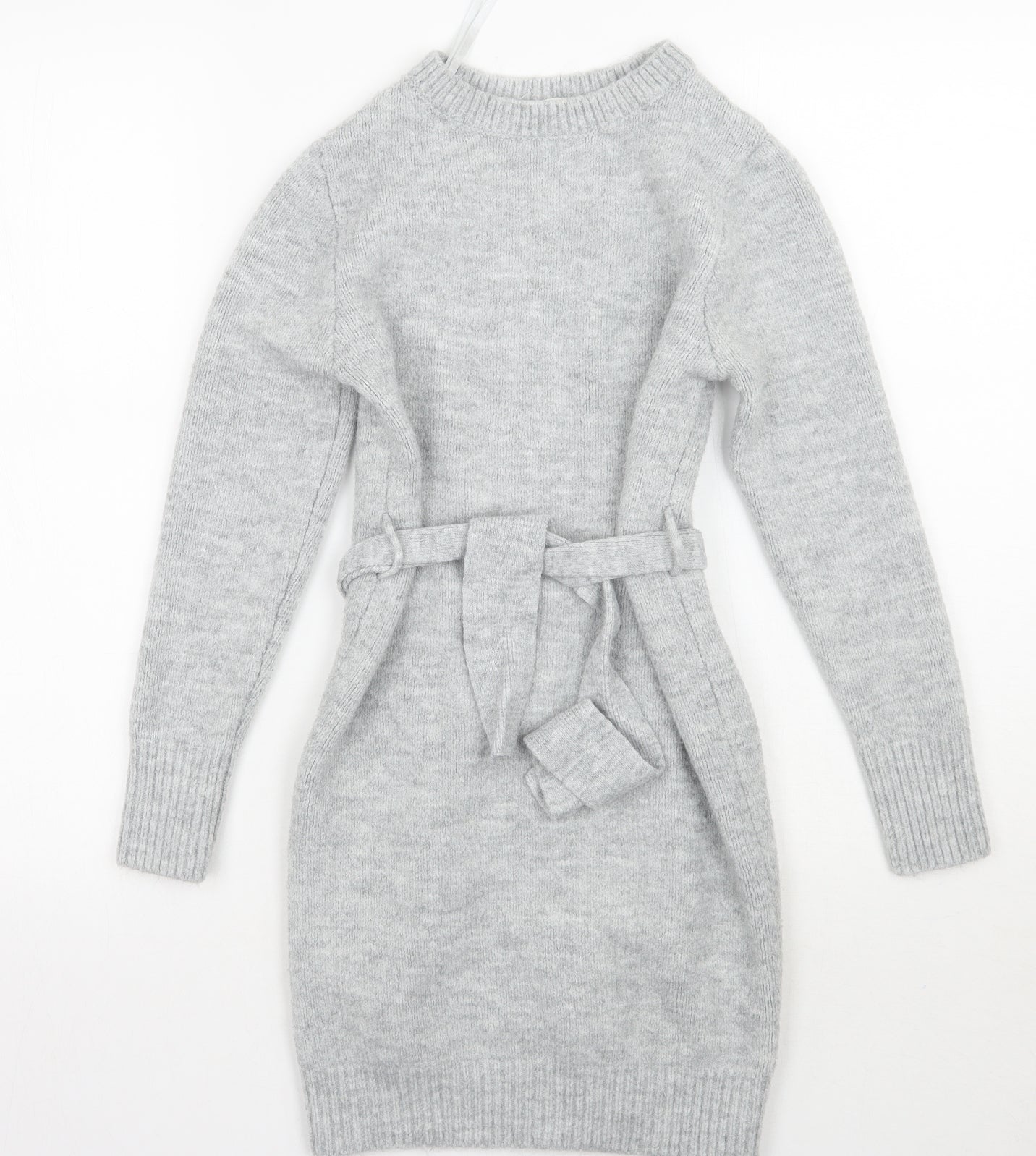 Primark Womens Grey   Jumper Dress  Size 2XS