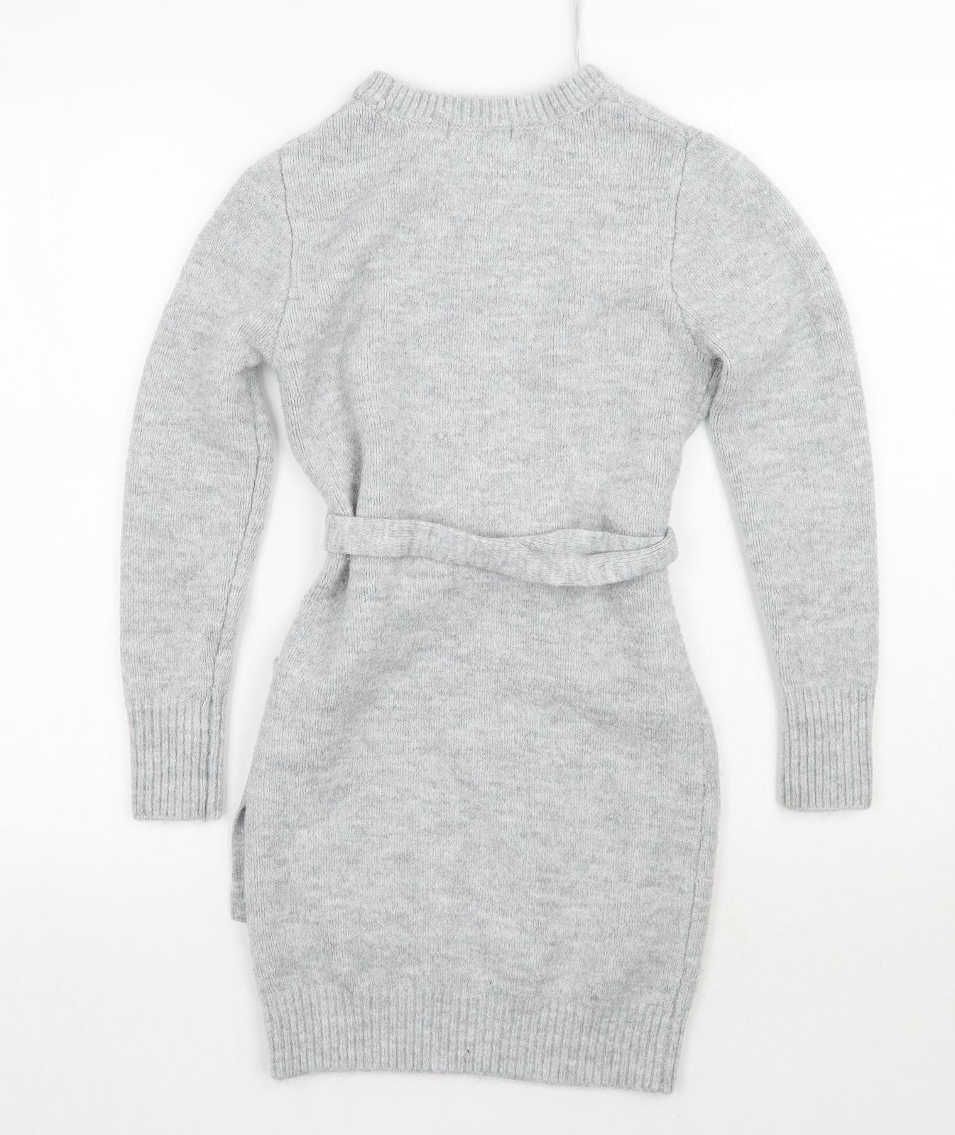 Primark Womens Grey   Jumper Dress  Size 2XS