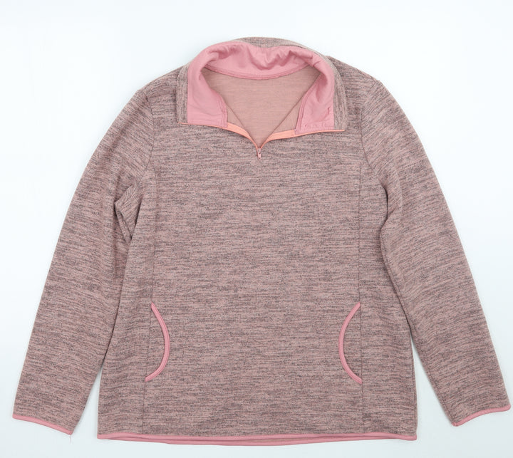 Preworn Womens Pink Pullover Jumper Size L