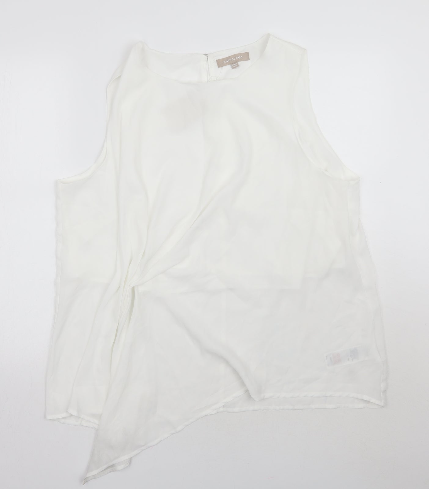 Anthology Womens White   Basic Blouse Size 22
