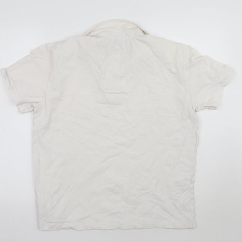 H&M Mens White    T-Shirt Size L