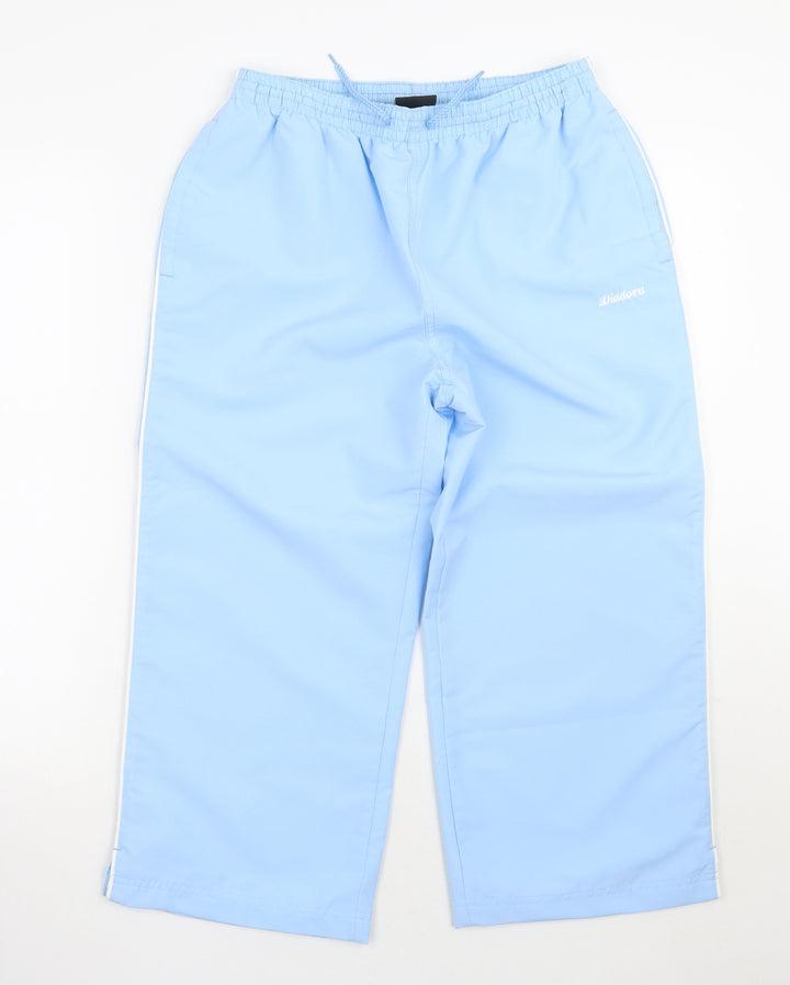 Diadora Womens Blue Sweatpants Trousers Size 12 L20 in