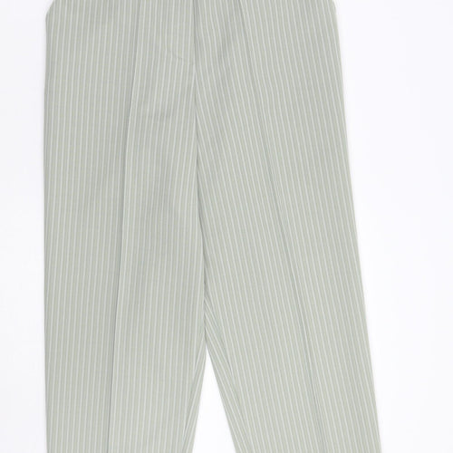 Marks and Spencer Womens Green  Rayon Trousers  Size 12 L26 in