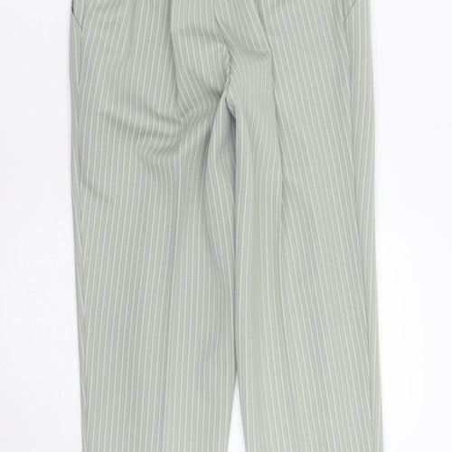 Marks and Spencer Womens Green  Rayon Trousers  Size 12 L26 in