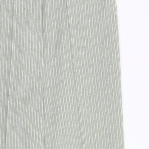 Marks and Spencer Womens Green  Rayon Trousers  Size 12 L26 in