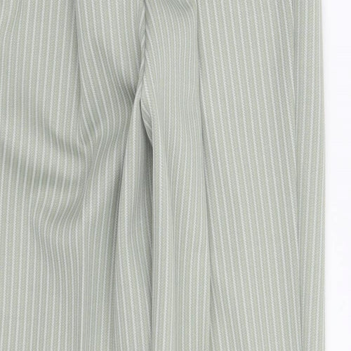 Marks and Spencer Womens Green  Rayon Trousers  Size 12 L26 in