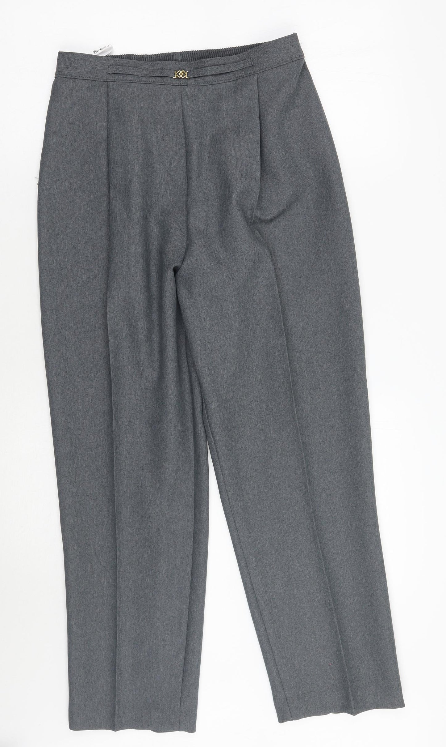 Berkertex Womens Grey   Trousers  Size 12 L27 in