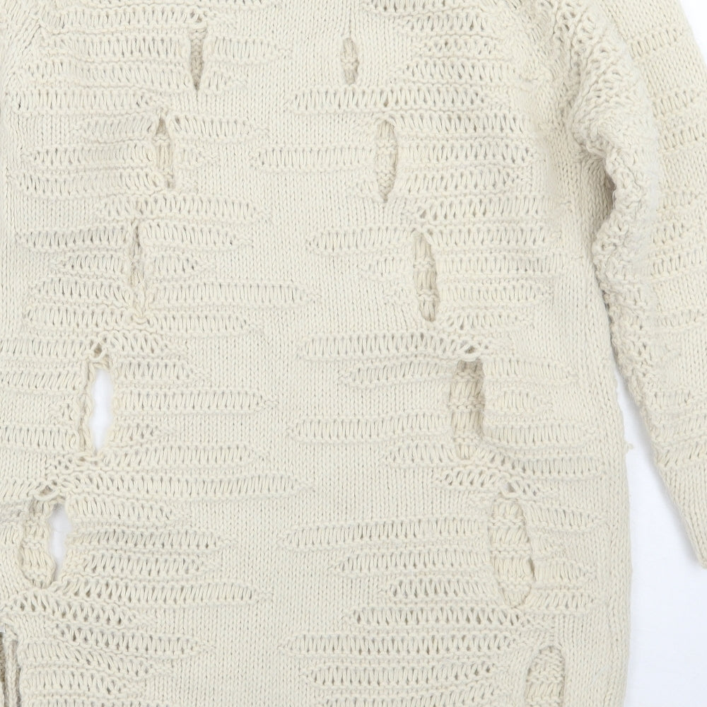 River Island Womens Beige   Pullover Jumper Size 10