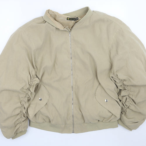 I SAW IT FIRST Womens Beige   Jacket Coat Size 8