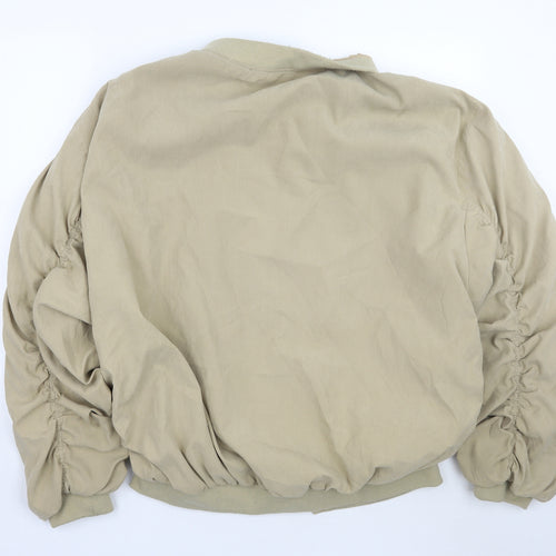 I SAW IT FIRST Womens Beige   Jacket Coat Size 8