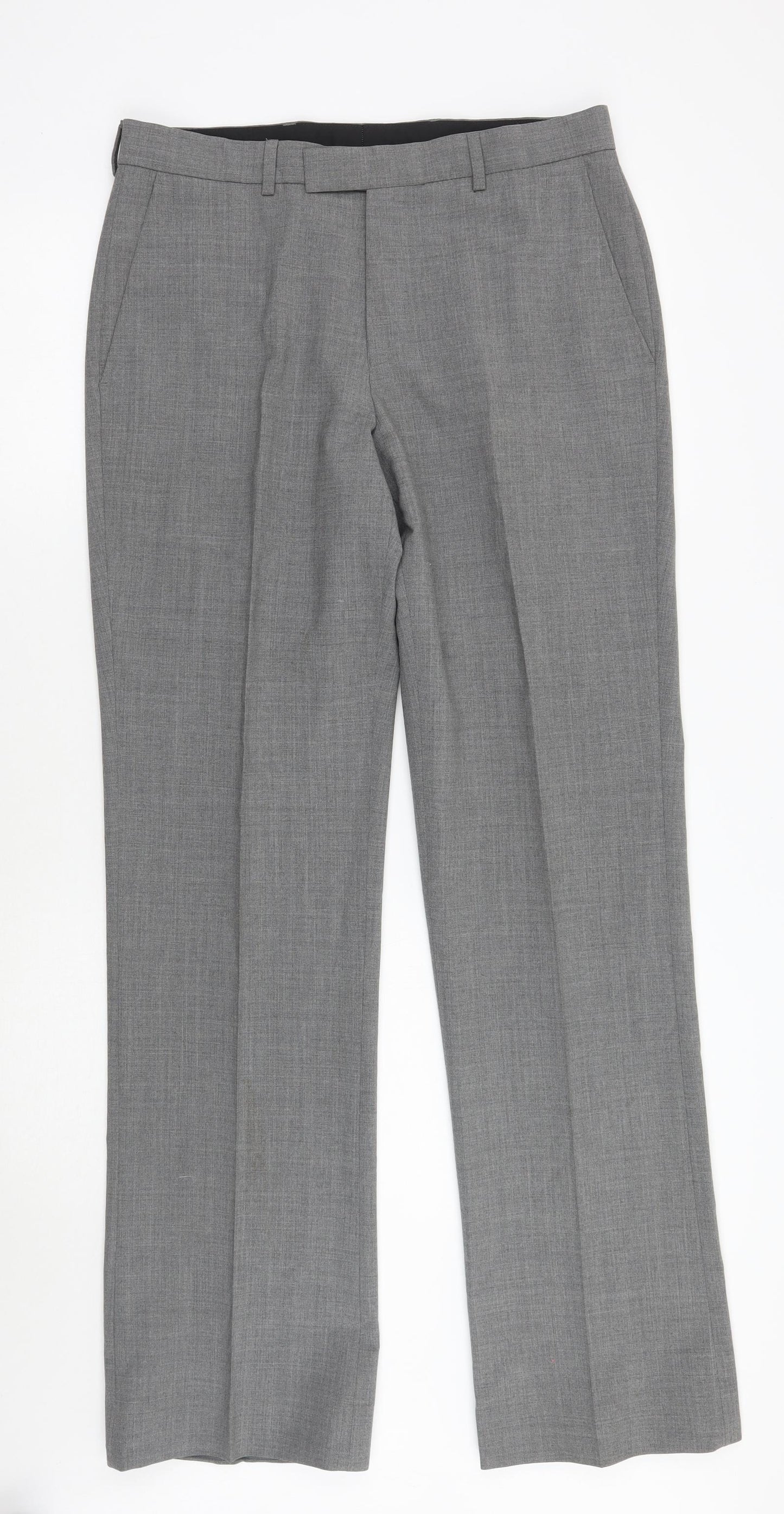 River Island Mens Grey   Trousers  Size 32 L33 in