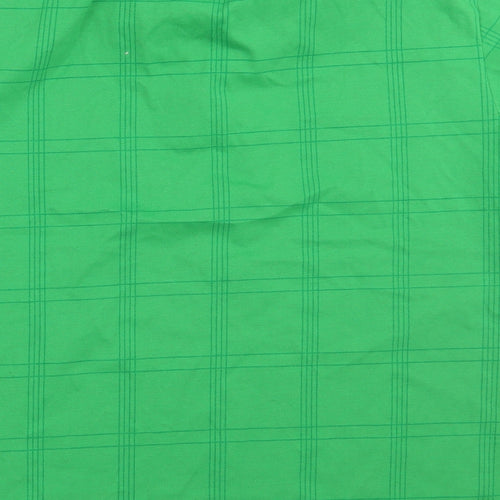 Dunlop Mens Green Check   Polo Size S