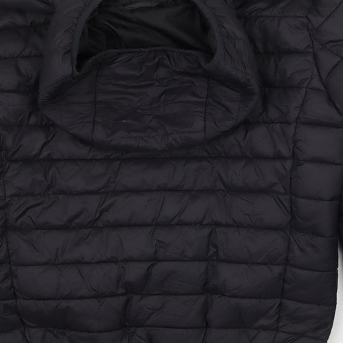 Primark Mens Black  Rayon Jacket Coat Size M