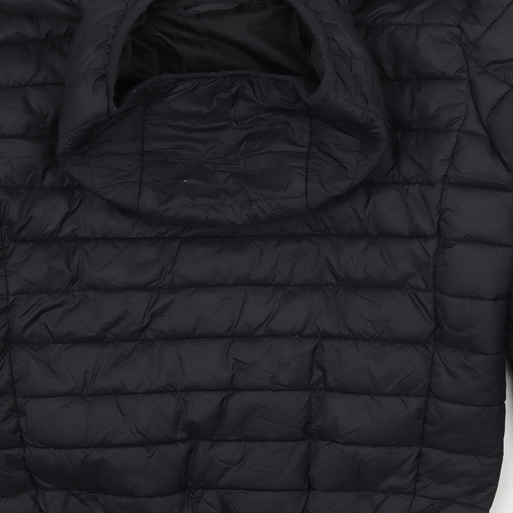 Primark Mens Black  Rayon Jacket Coat Size M