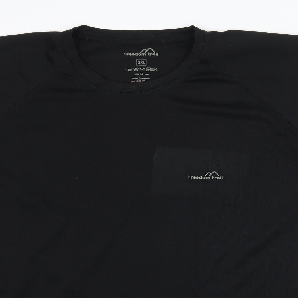 freedom trail Mens Black    T-Shirt Size 2XL