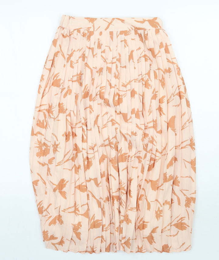 Mimi & daphne Womens Pink Geometric A-Line Skirt Size XS