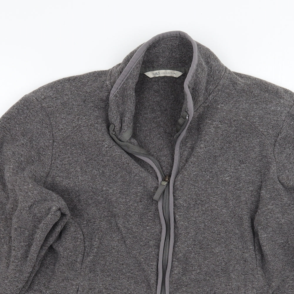 Marks and Spencer Womens Grey   Jacket Coat Size 16