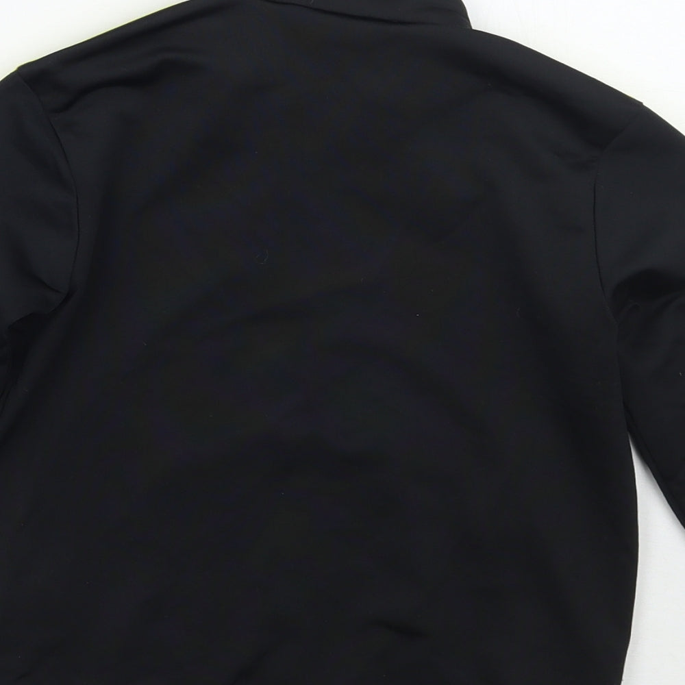 adidas Boys Black   Jacket  Size 5-6 Years