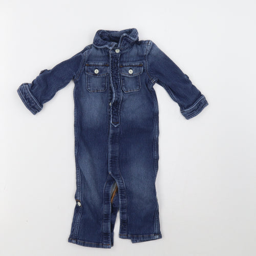 Gap Baby Blue   Dungaree One-Piece Size 6-9 Months