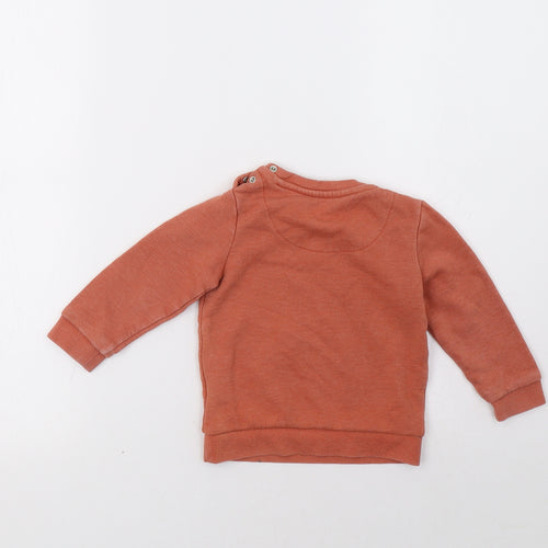F&F Baby Orange   Pullover Jumper Size 12-18 Months