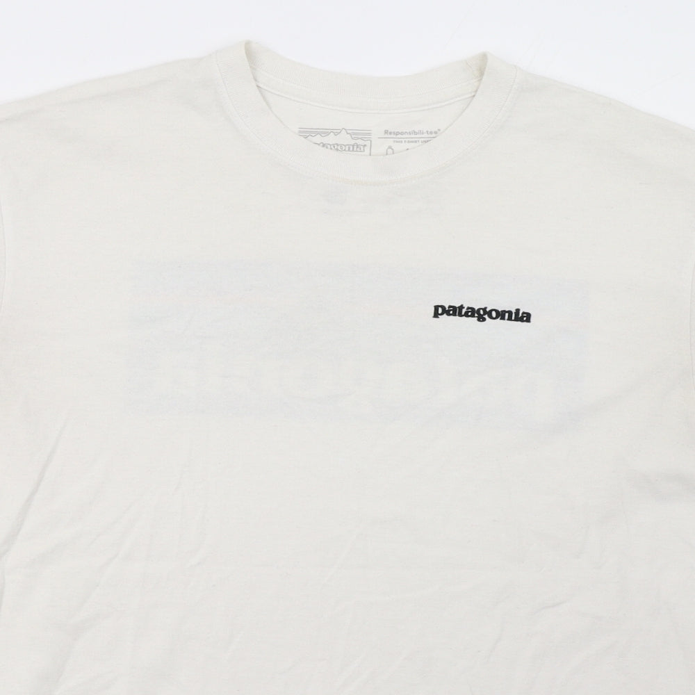 Patagonia Mens Grey    T-Shirt Size S