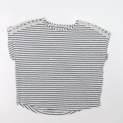 Sainsburys Womens Blue Striped  Pullover Sweatshirt Size 12