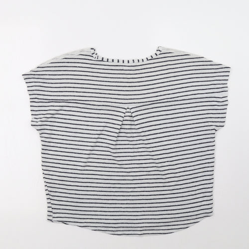 Sainsburys Womens Blue Striped  Pullover Sweatshirt Size 12