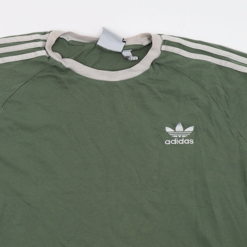 adidas Mens Green    T-Shirt Size M