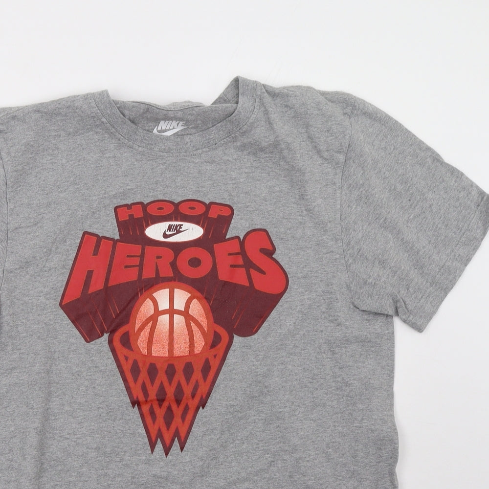 Nike Mens Grey    T-Shirt Size S  - Basketball