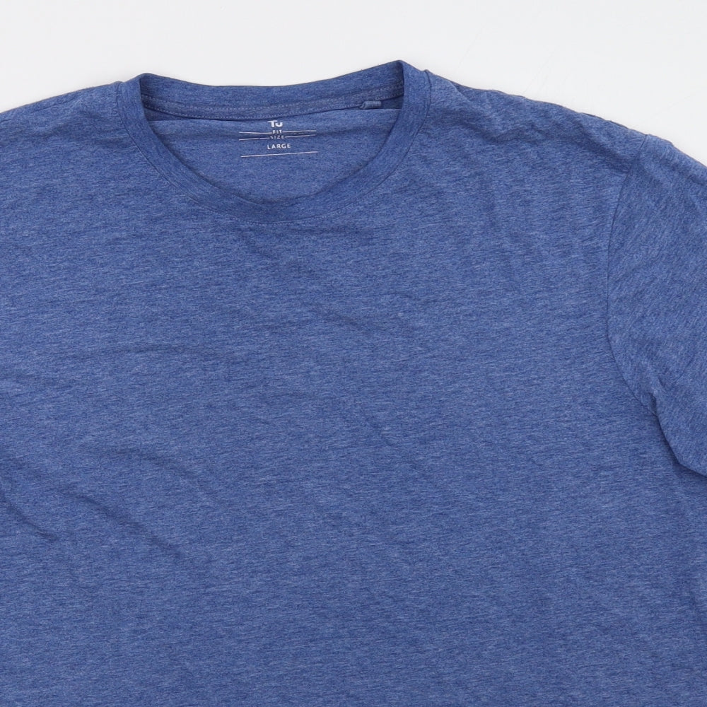 Sainsburys Mens Blue    T-Shirt Size L