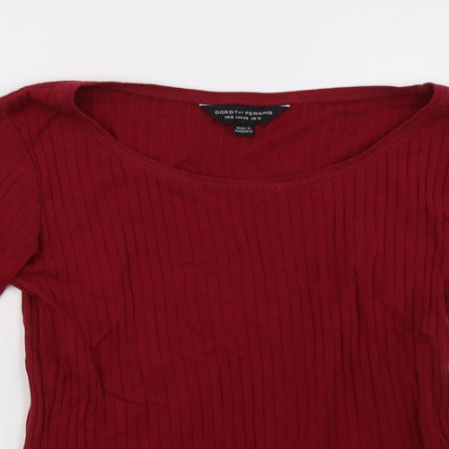 Dorothy Perkins Womens Red   Pullover Sweatshirt Size 12