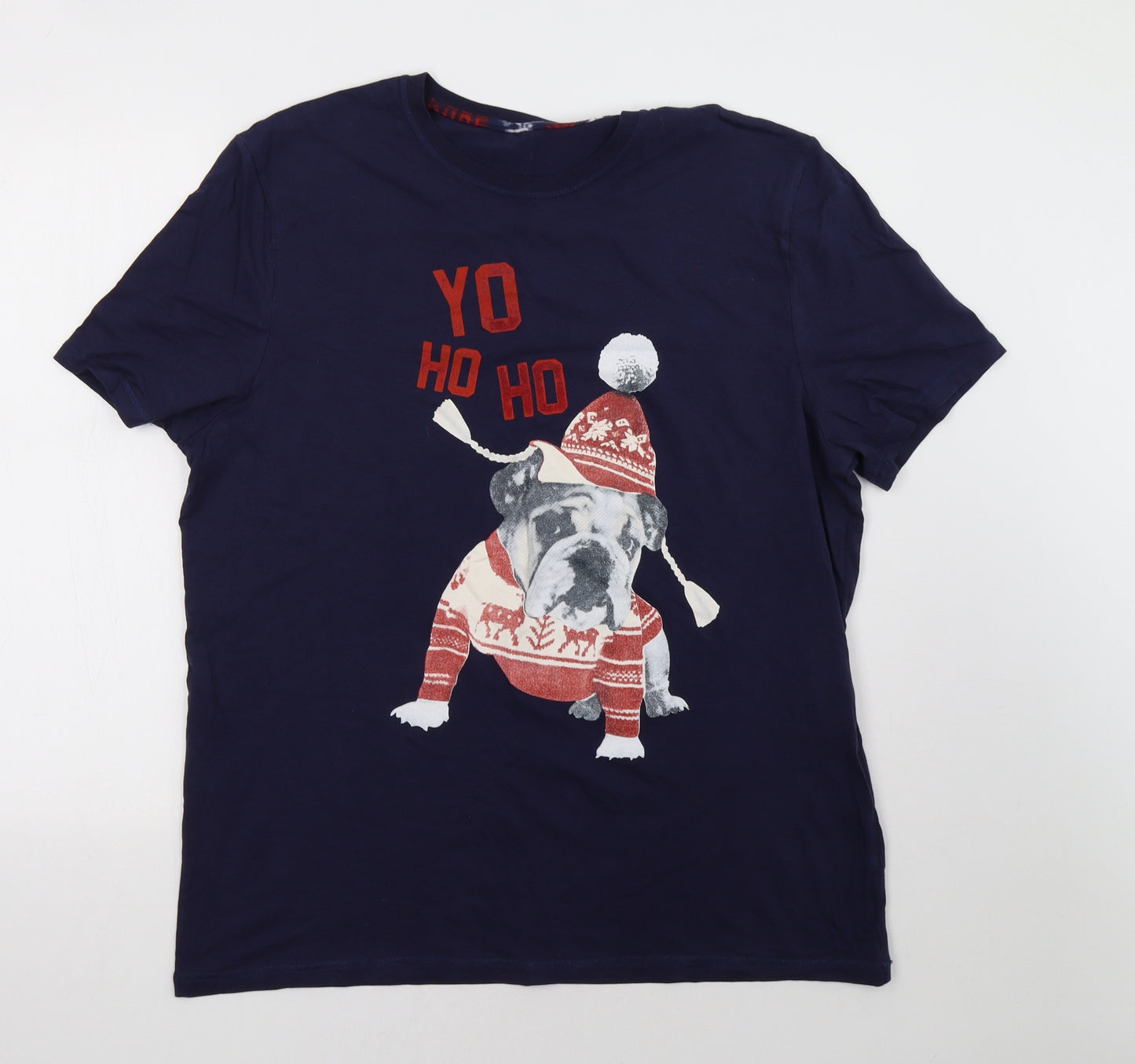 George Mens Blue    T-Shirt Size XL  - christmas