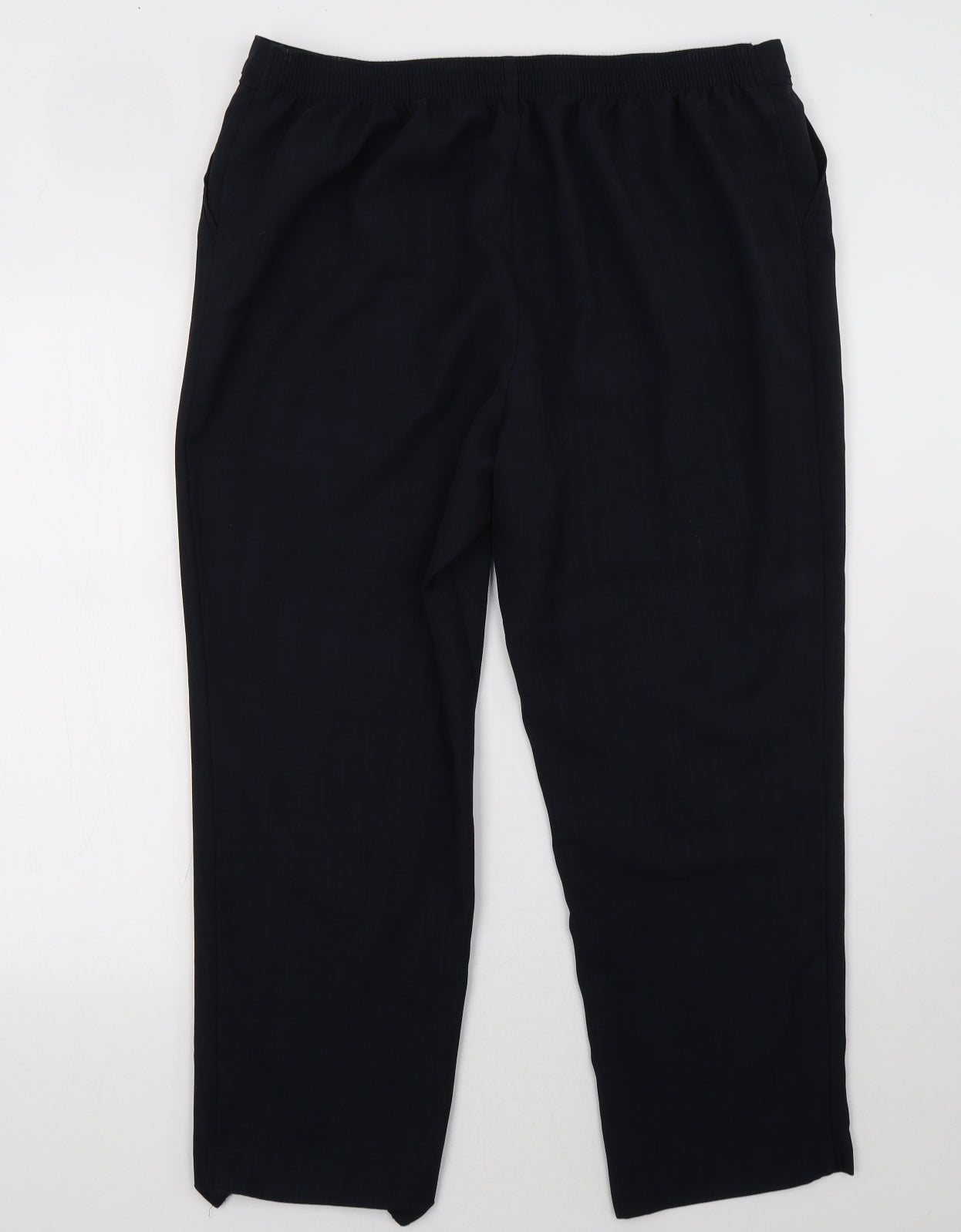 Marks and Spencer Womens Blue   Trousers  Size 18 L28 in