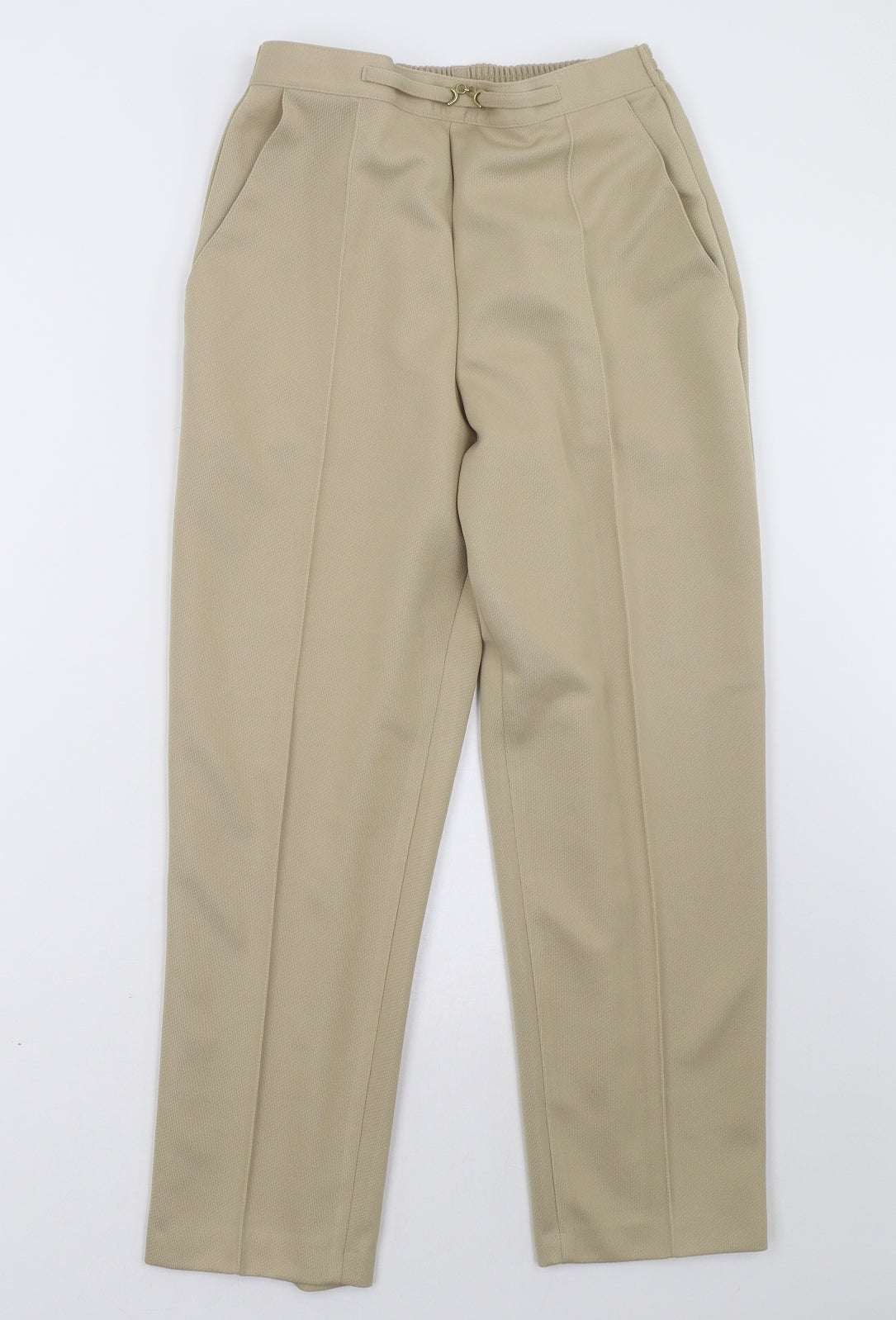 Marks and Spencer Womens Beige   Trousers  Size 12 L28 in