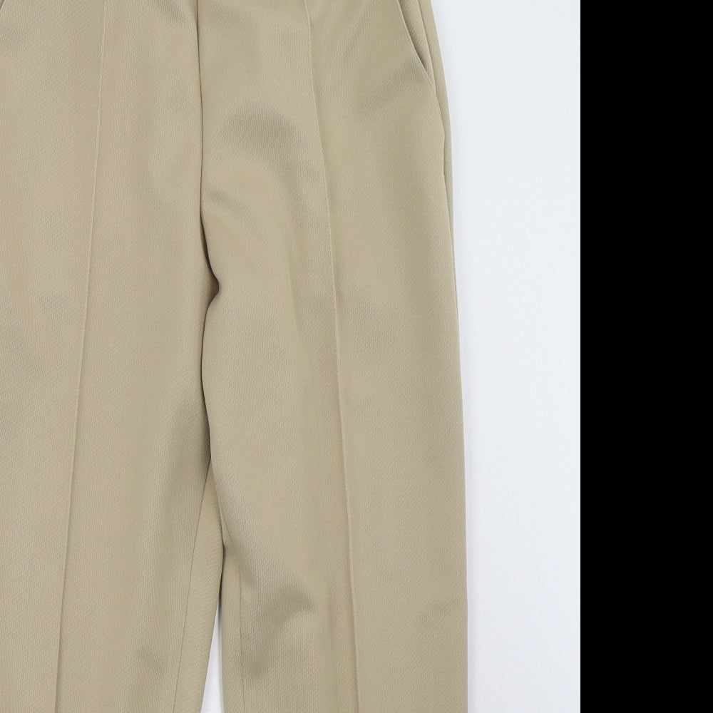 Marks and Spencer Womens Beige   Trousers  Size 12 L28 in