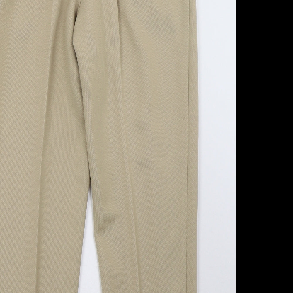 Marks and Spencer Womens Beige   Trousers  Size 12 L28 in
