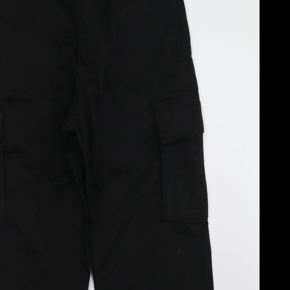 RTY Mens Black   Cargo Trousers Size 34 L30 in