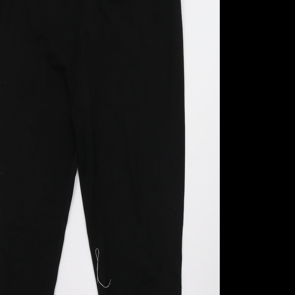 Preworn Womens Black    Leggings Size 14 L28 in