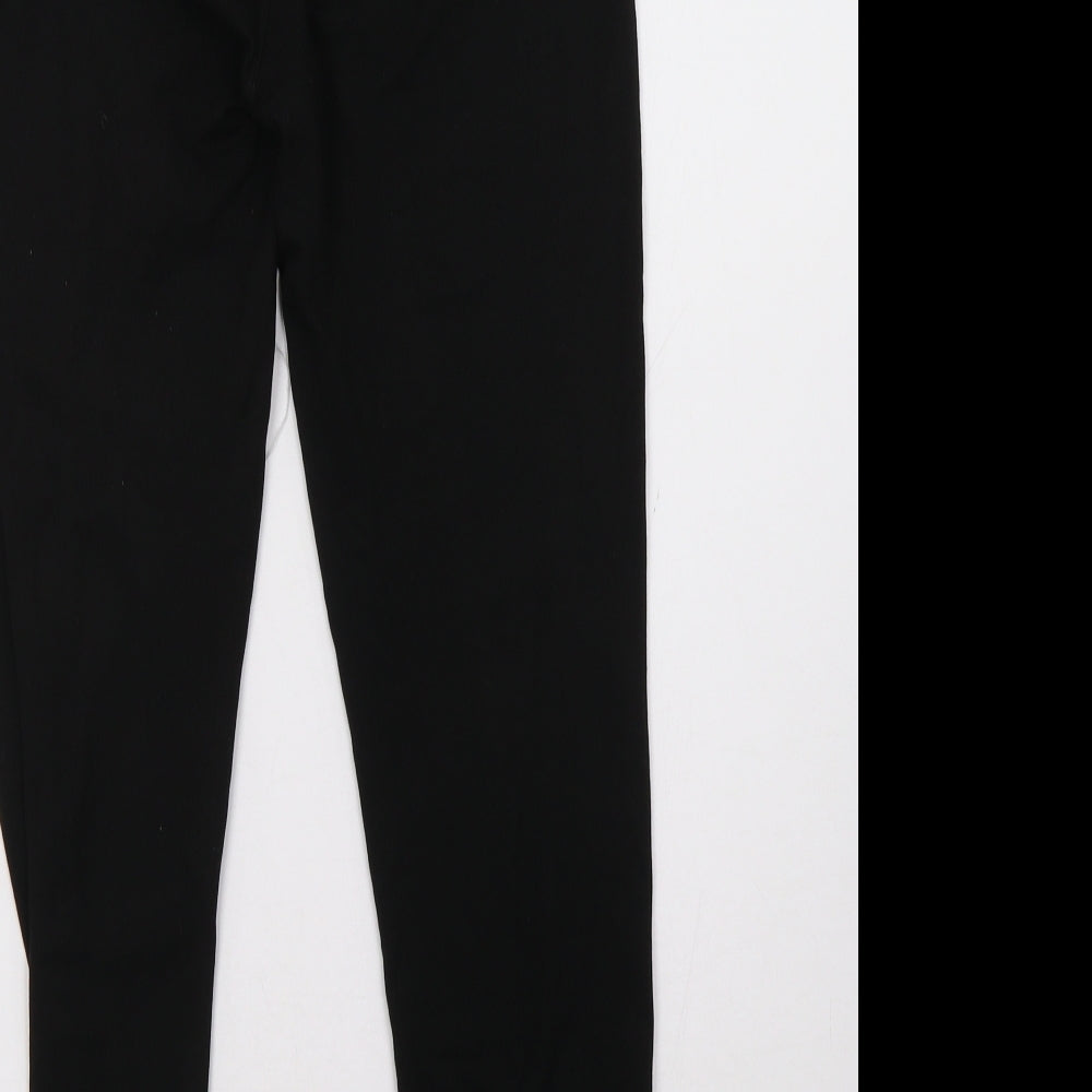 Preworn Womens Black    Leggings Size 14 L28 in