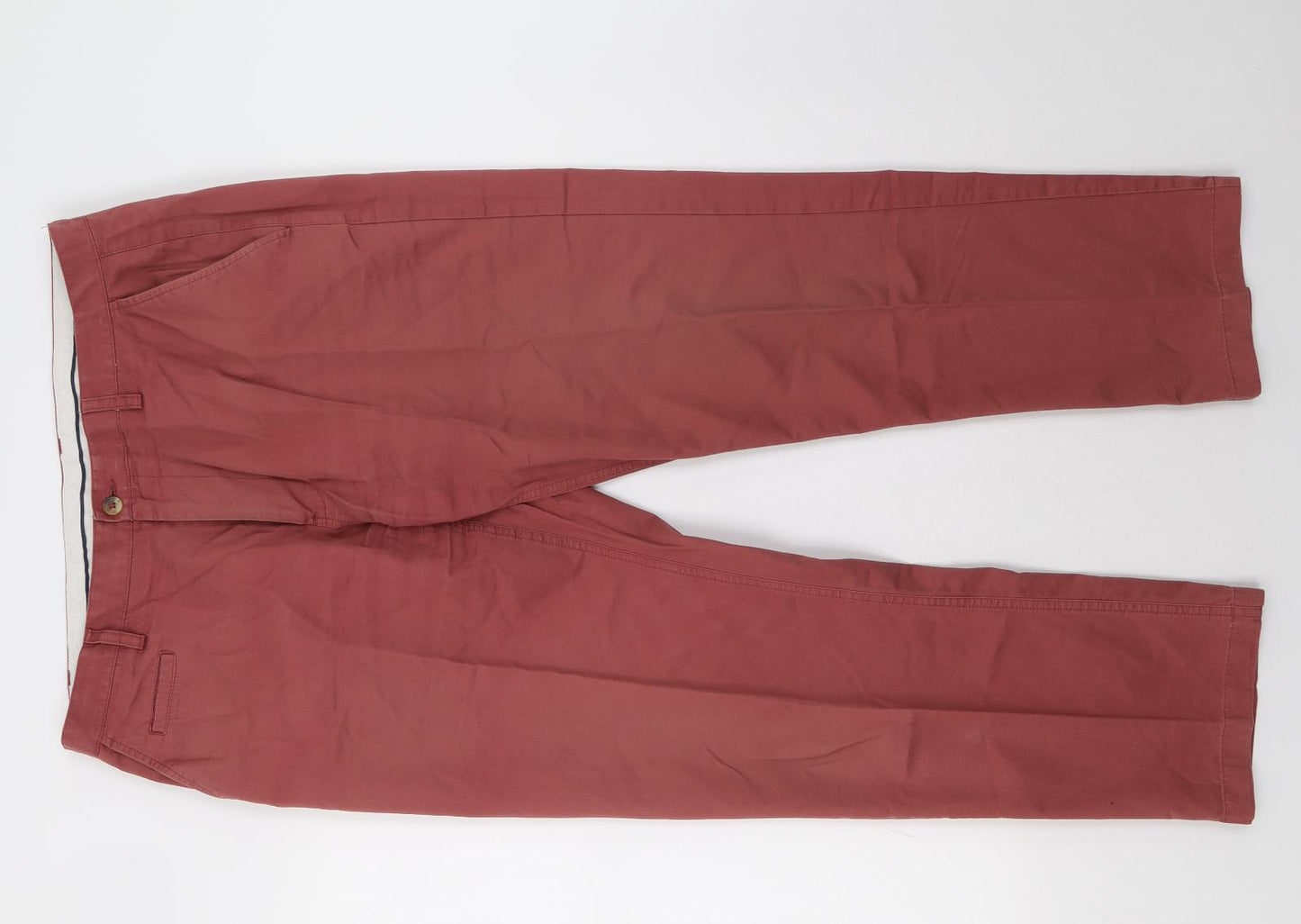 Preworn Mens Red   Trousers  Size 34 L28 in