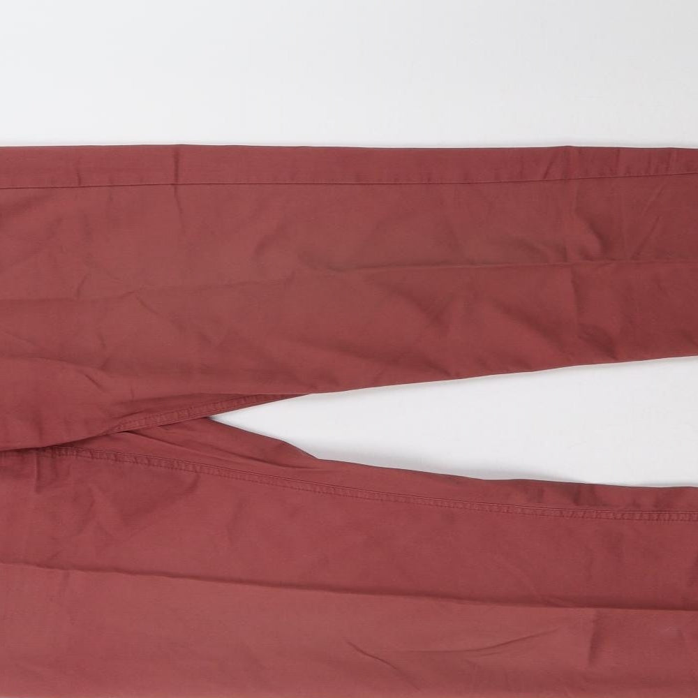Preworn Mens Red   Trousers  Size 34 L28 in