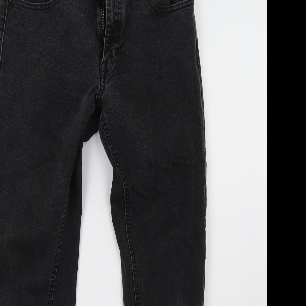 Marks and Spencer Womens Black   Straight Jeans Size 8 L27 in