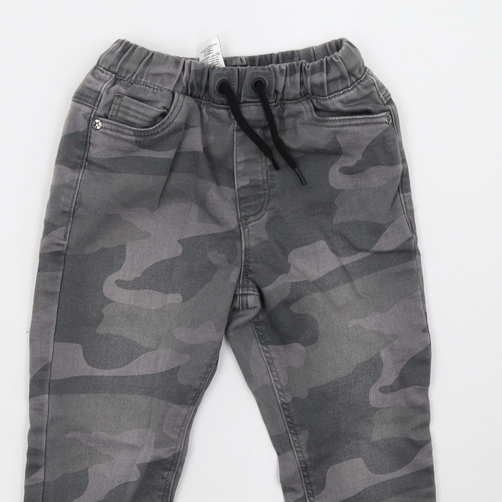 NEXT Boys Grey Camouflage   Trousers Size 4-5 Years