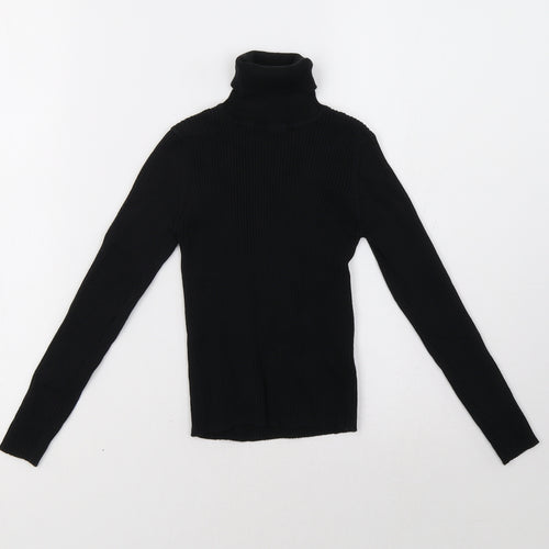 NEXT Girls Black   Pullover Sweatshirt Size 8 Years